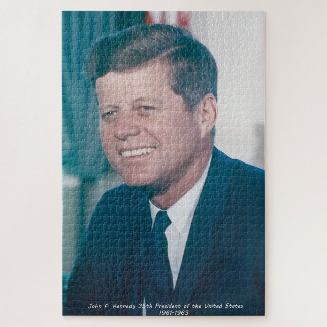 Puzzle John F. Kennedy Presidente de los Estados Unidos (Vertical)