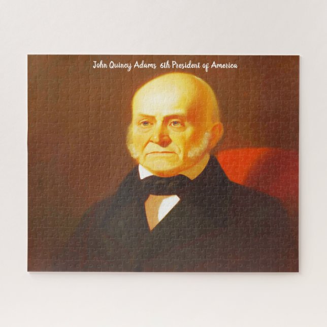 Puzzle John Quincy Adams 6º Presidente de América. (Horizontal)