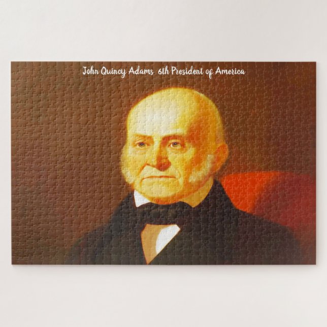 Puzzle John Quincy Adams 6º Presidente de América. (Horizontal)