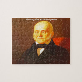 Puzzle John Quincy Adams 6º Presidente de América.