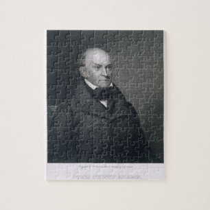 Puzzle John Quincy Adams, grabado por John Wesley Paradis