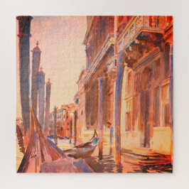 Puzzle John Singer Sargent Gondola Moorings Venice  