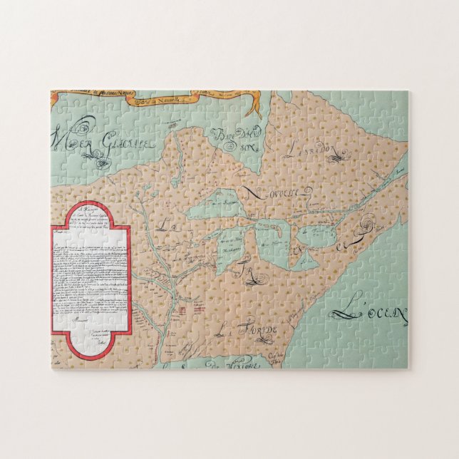 PUZZLE JOLLIET: NORTEAMÉRICA 1674 (Horizontal)