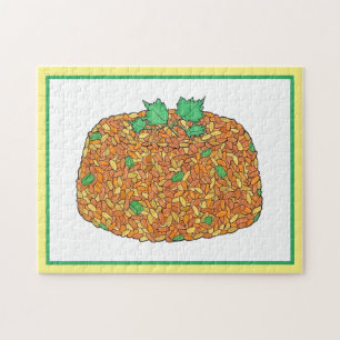 Puzzle Jollof Rice comida ghanesa nigeriana de África Occ