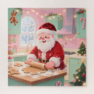 Puzzle Jolly Santa's Cookie Kitchen Christmas