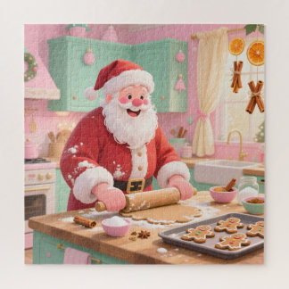 Puzzle Jolly Santa's Cookie Kitchen Christmas