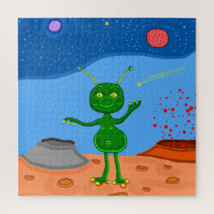 Puzzle Jolly the Cute Alien
