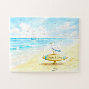 Puzzle Jon Seagull - Paz y Amor