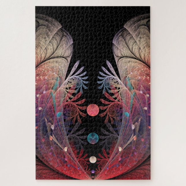 Puzzle Jonglage Resumen arte fractal moderno de fantasía (Vertical)