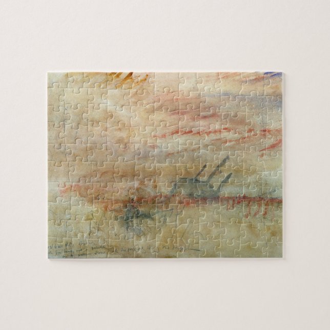 Puzzle José Mallord Guillermo Turner el | perdido a toda (Horizontal)