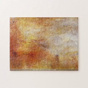 Puzzle José Mallord Turner - Sun que fija sobre un lago