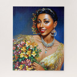 Puzzle Josephine Baker Floral Art