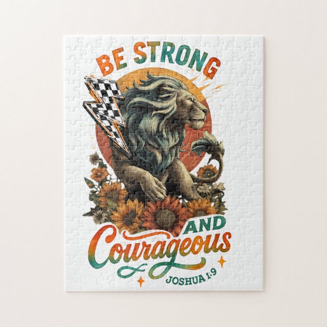 Puzzle Joshua 1:9 (Vertical)