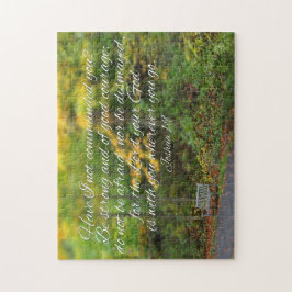 Puzzle Josué 1:9 Biblia versus naturaleza cristiana