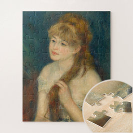 Puzzle Joven descortezando el pelo de Renoir