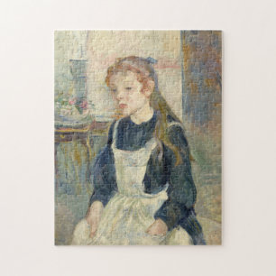 Puzzle Joven muchacha con delantal   Berthe Morisot