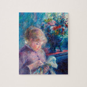 Puzzle Joven mujer masticando (1879) por Pierre-Auguste R