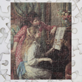 Puzzle Jóvenes Chicas en el piano por Pierre Renoir