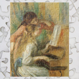 Puzzle Jóvenes Chicas en Piano por Pierre Renoir