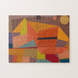 Puzzle Joyful Mountain Landscape por Paul Klee