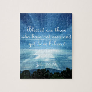 Puzzle Juan 20:29 Bendecidos son los que no han visto