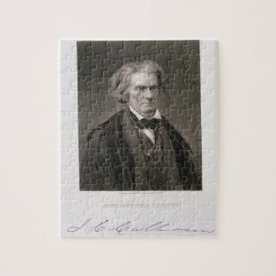 Puzzle Juan Caldwell Calhoun, grabado por Henry Bryan Hal