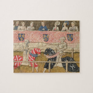 Puzzle Juan Chalon de Inglaterra y Lois de Beul de
