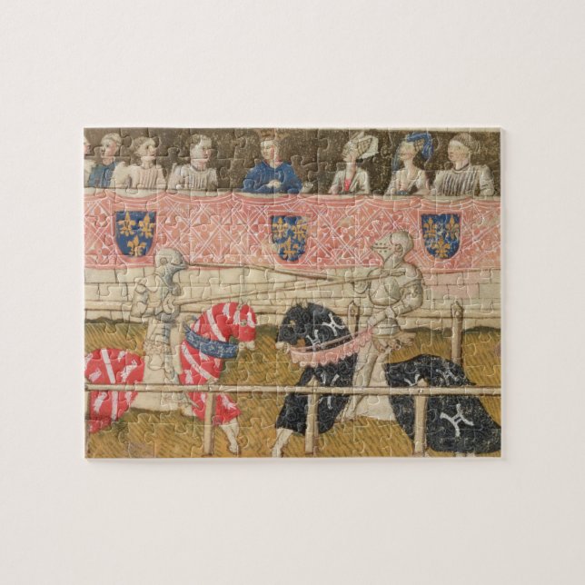 Puzzle Juan Chalon de Inglaterra y Lois de Beul de (Horizontal)