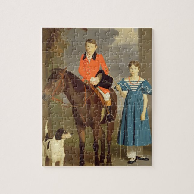 Puzzle Juan Gubbins Newton y su hermana Maria, 1832-33 ( (Vertical)