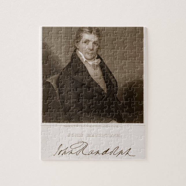 Puzzle Juan Randolph (1773-1833) grabado por Thomas B. (Vertical)