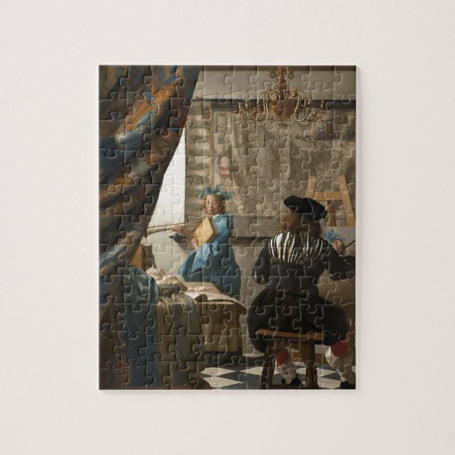 Puzzle Juan Vermeer - el arte de la pintura (Vertical)