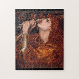 Puzzle Juana de Arco, C. 1882 de Dante Gabriel Rossetti