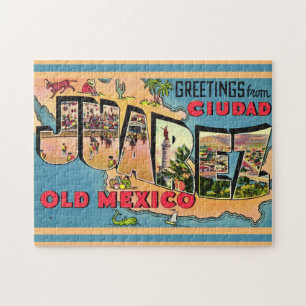 Puzzle Juarez México Saludo
