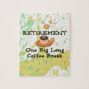 Puzzle Jubilación—Una gran pausa para el café largo