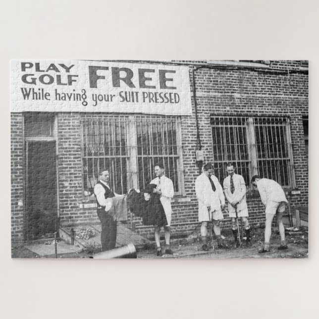 Puzzle Juega gratis al golf (al mismo tiempo que te presi (Horizontal)