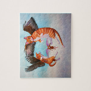 Puzzle Juego Angel Cat and Mouse