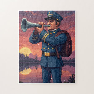 Puzzle Juego de actividad de mosaico de imagen oculta pat
