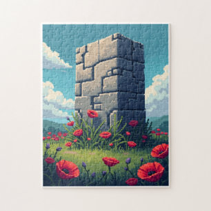 Puzzle Juego de actividad de mosaico de imagen oculta pat