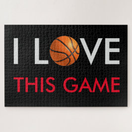 Puzzle Juego de amor de baloncesto