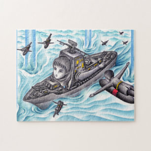 Puzzle Juego de batalla naval.