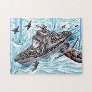 Puzzle Juego de batalla naval.