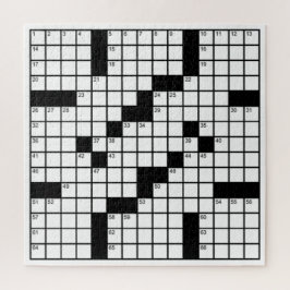 Puzzle Juego de cruz blanco y negro divertido