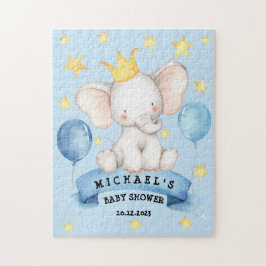Puzzle Juego de la Cinta de Estrellas Azules de Elefante