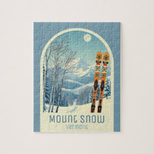 Puzzle Juego de la estación de esquí Mount Snow Vermont