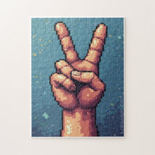 Puzzle Juego de mosaico de imagen oculta patriótica para