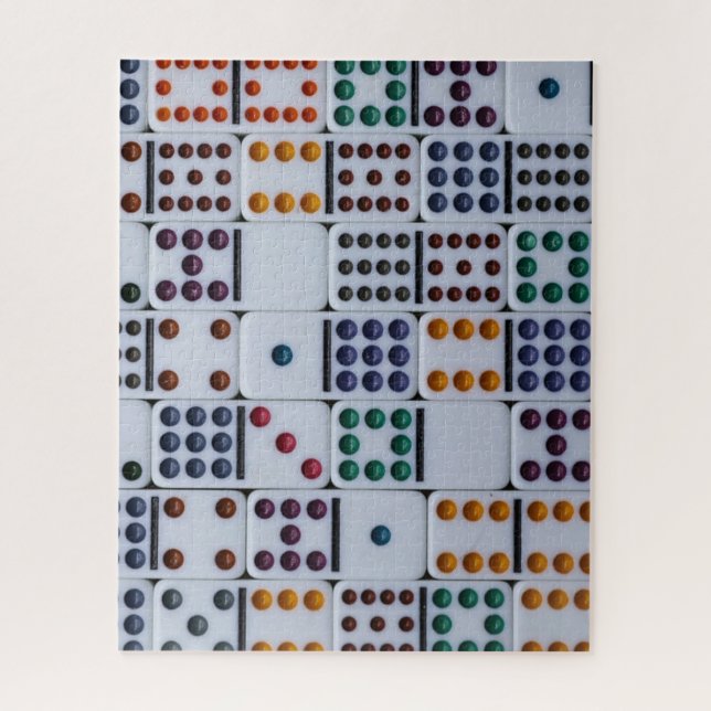 Puzzle Juego de números de Dominos (Vertical)