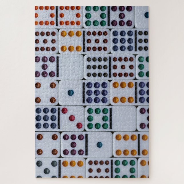 Puzzle Juego de números de Dominos (Vertical)