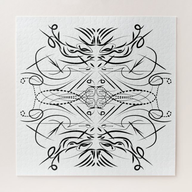 Puzzle Juego de patrones tribales de arte creativo (Horizontal)