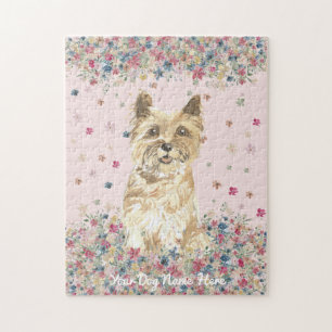 Puzzle juego de perro terrier cairn