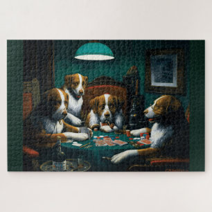 Puzzle Juego de póquer de perros